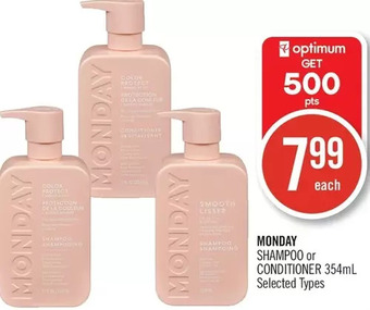 Shoppers Drug Mart Monday shampoo or conditioner offer