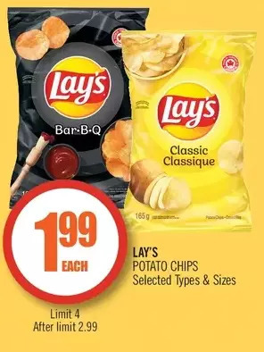 Shoppers Drug Mart Lay's potato chips offer