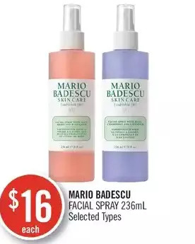 Shoppers Drug Mart Mario badescu facial spray offer