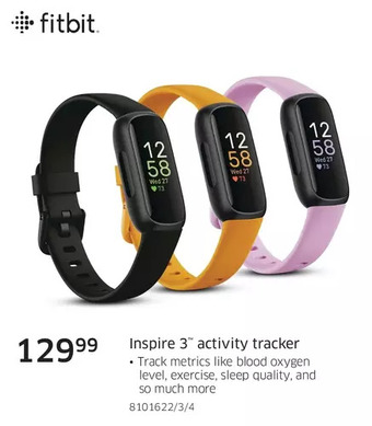 The Source Fitbit inspire 3 activity tracker offer