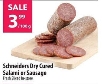 Co-op Schneiders Dry Cured Salami or Sausage offer