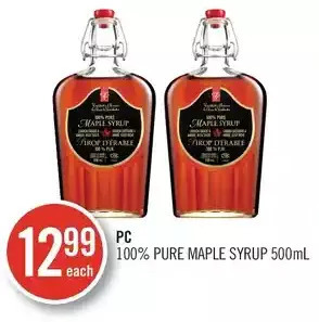 Shoppers Drug Mart Pc 100% pure maple syrup offer