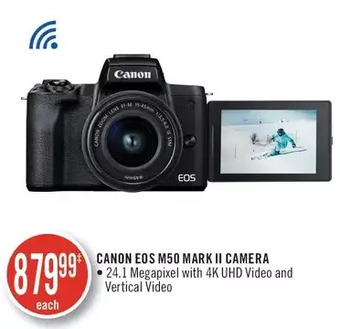Shoppers Drug Mart Canon eos m50 mark ii camera offer