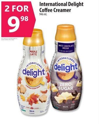 Co-op International Delight Coffee Creamer 946ml offer