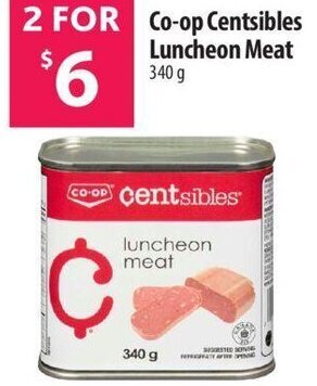 Co-op Co-op Centsibles Luncheon Meat 340g offer
