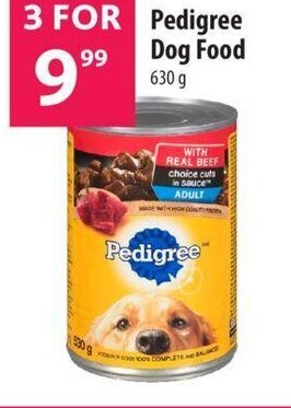 Co-op Pedigree Dog Food 630g offer