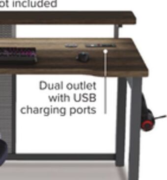 Leon's Wyden desk - rustic brown offer