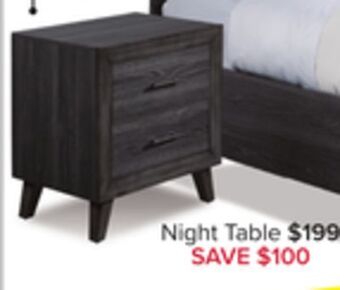 Leon's Miller night table - grey offer