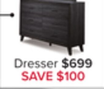 Leon's Miller 6 drawer dresser - grey offer