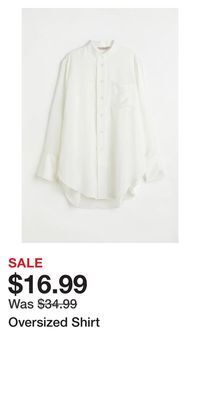 H&M Oversized shirt offer