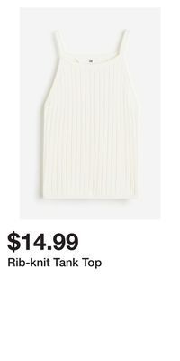 H&M Rib-knit tank top offer