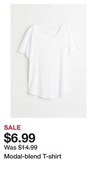 H&M Modal-blend t-shirt offer