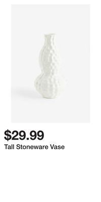 H&M Tall stoneware vase offer