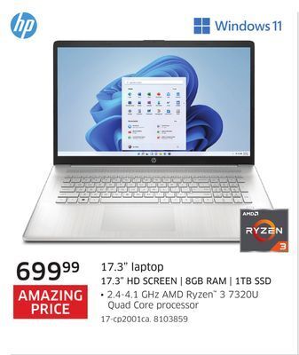 The Source Hp 17.3* laptop offer