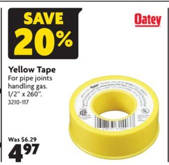 Home Hardware Yellow tape offer
