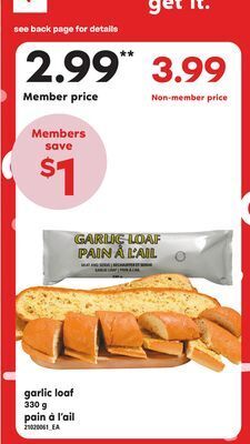 Independent City Market Pain à l'ail, 330 g offer