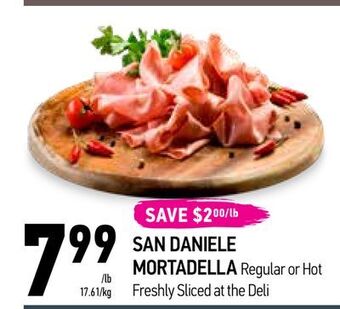 Coppa's Fresh Market San daniele mortadella offer