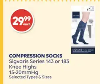 Wellwise by Shoppers Sigvaris series 143 or 183compression socks offer