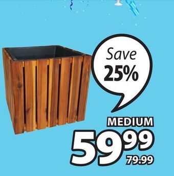 JYSK Myrhauk wood planter offer