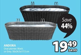 JYSK Andora oval planter offer