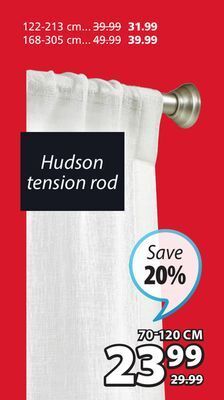 JYSK Hudson tension rod offer