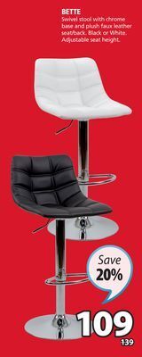 JYSK Bette swivel stool offer
