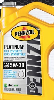 PartSource Pennzoil platinum synthetic oil offer