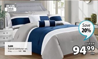 JYSK Sam 6-piece comforter set offer