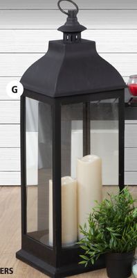 JYSK Hermod lantern with led candles offer