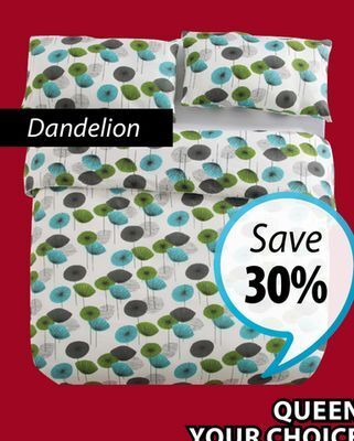 JYSK Dandelion duvet cover set offer