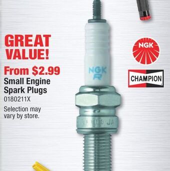 PartSource Small engine spark plugs offer