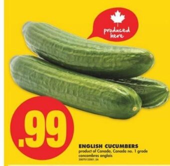 No Frills English Cucumbers offer