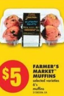 No Frills Farmer's Market Muffin offer