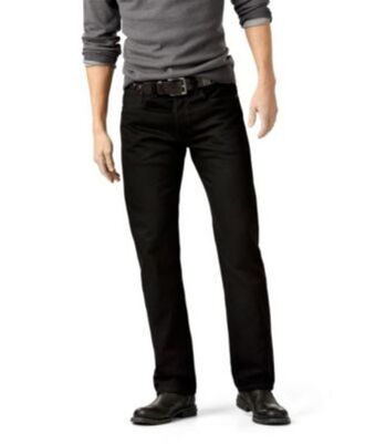 Mark's Men's 501 original fit black jeans offer