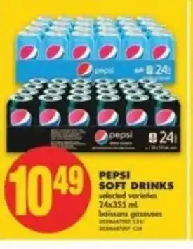 No Frills Pepsi soft drinks 24 x 355ml offer