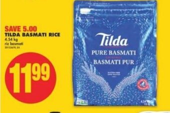 No Frills Tilda basmati rice 4.54kg offer