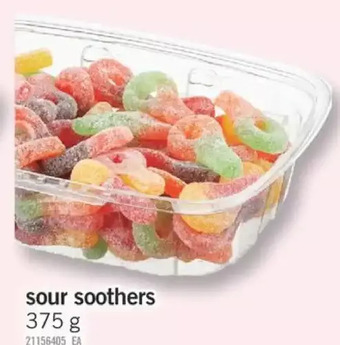 Fortinos Sour soothers offer
