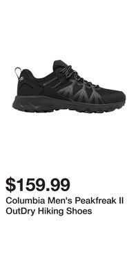 Sport Chek Columbia men's peakfreak ii outdry hiking shoes offer