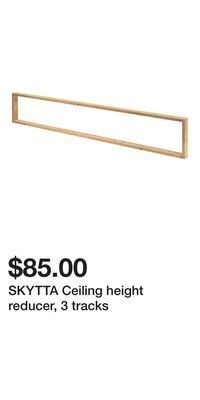 IKEA Skytta ceiling height reducer, 3 tracks offer