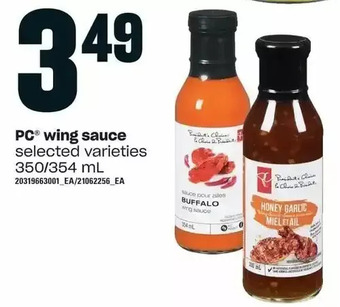 Independent Grocer Pc wing sauce offer