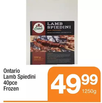 Highland Farms Ontario lamb spiedini offer