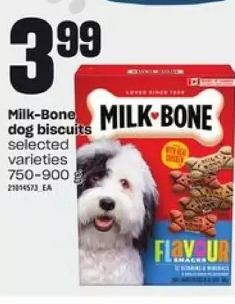Loblaws Milk-bone dog biscuits offer