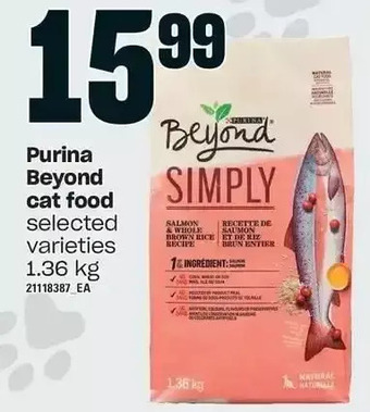 Independent Grocer Purina beyond cat food offer