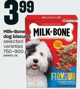 Independent Grocer Milk-bone dog biscuits offer