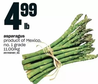 Independent Grocer Asparagus offer