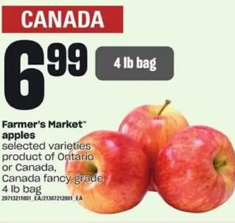Loblaws Farmer's market apples offer
