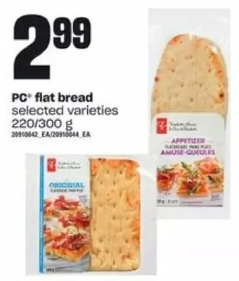 Loblaws Pc flat bread offer