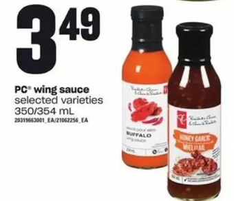 Loblaws Pc wing sauce offer