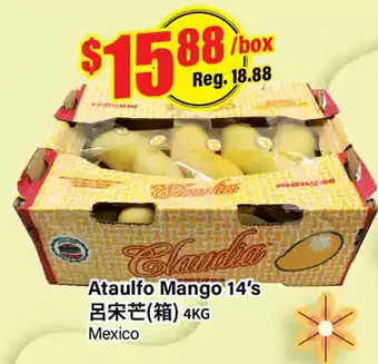 Btrust Supermarket Ataulfo mango offer