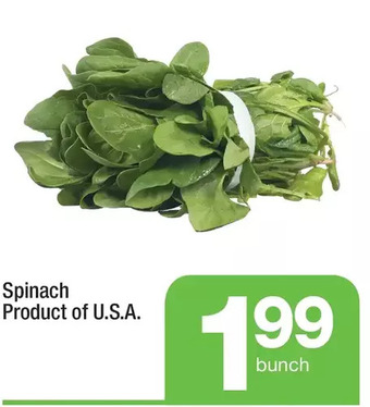 Highland Farms Spinach offer